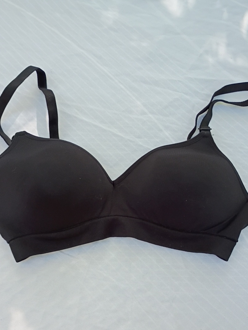 Black Wireless Everyday T-Shirt Bra